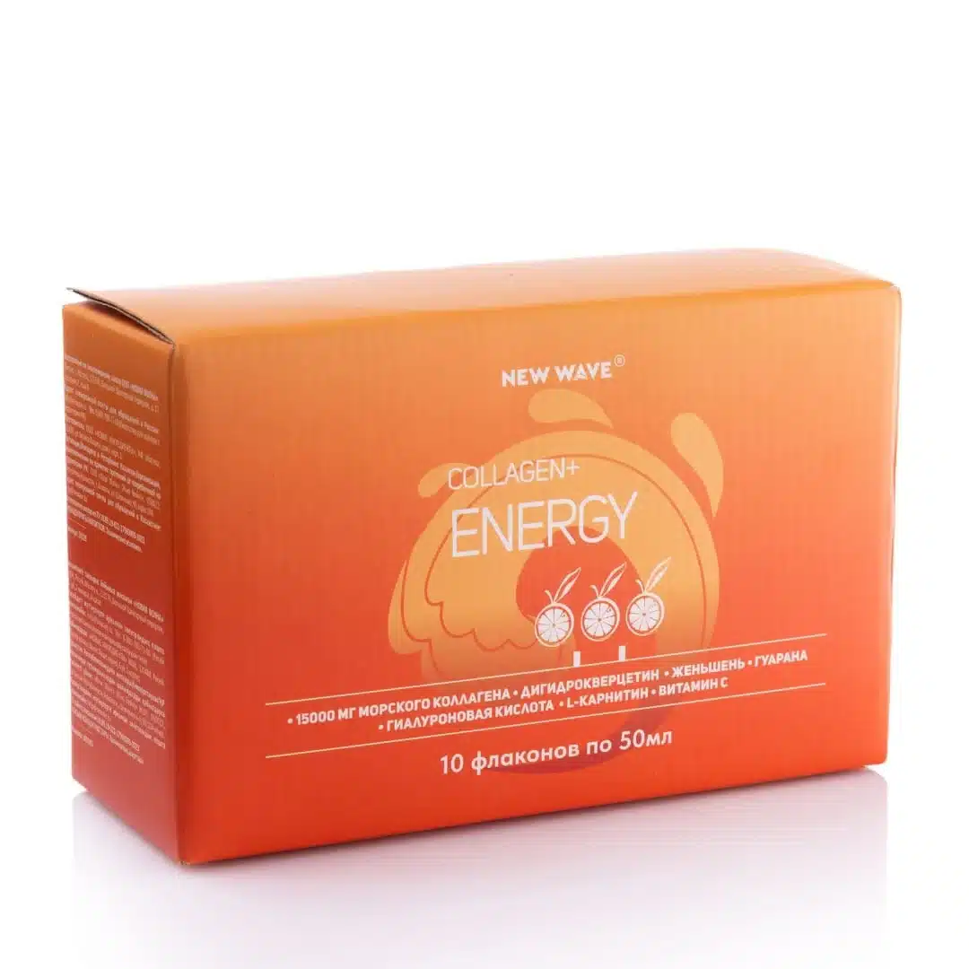 collagen-energy-01 «Collagen+ ENERGY» напиток конц. с соком апельсина (10х50мл) — изображение 1
